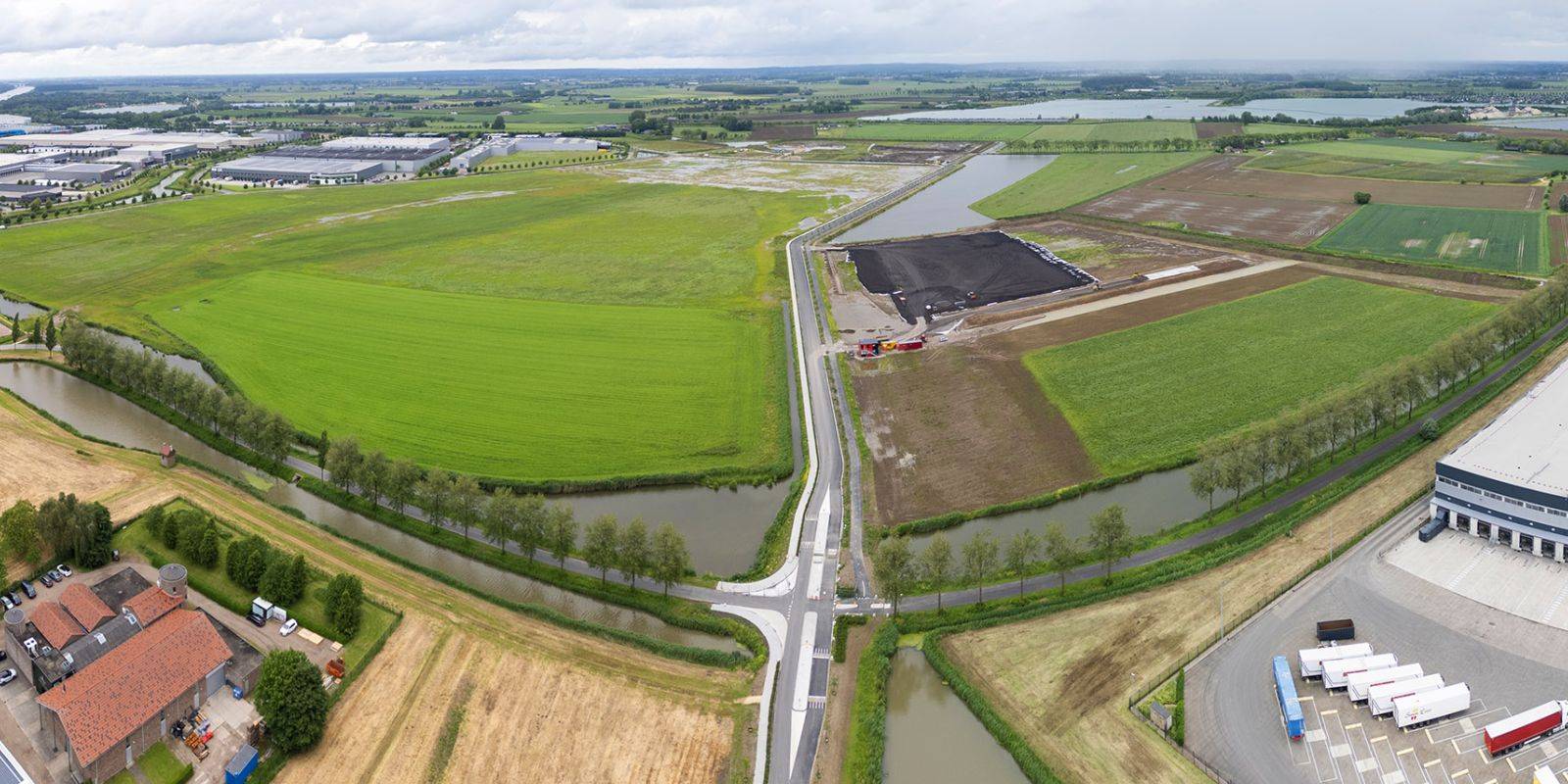 Medel panorama beeld