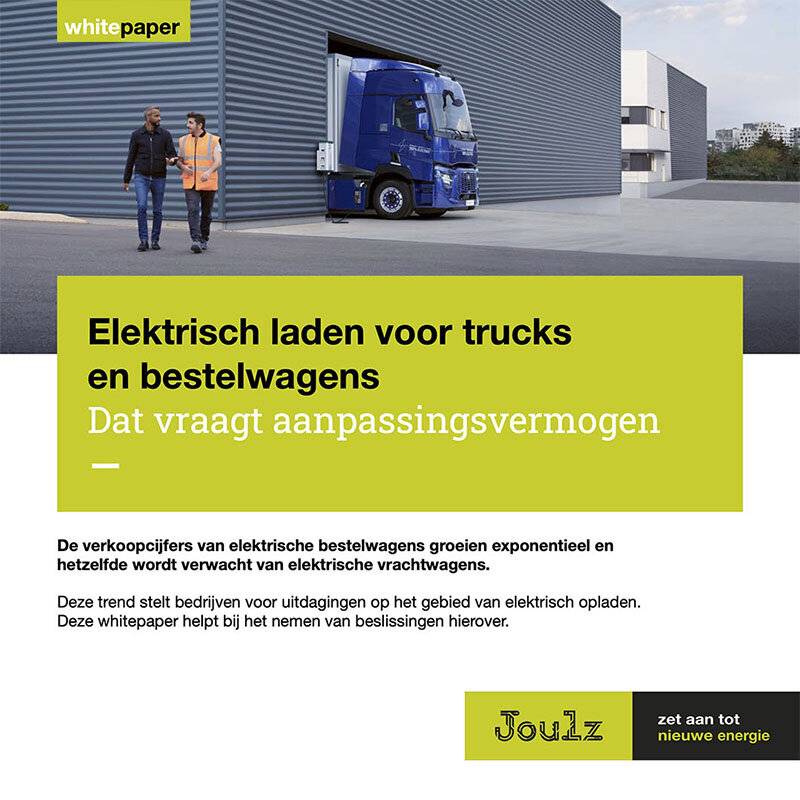 Preview whitepaper elektrisch laden voor trucks en bestelwagens