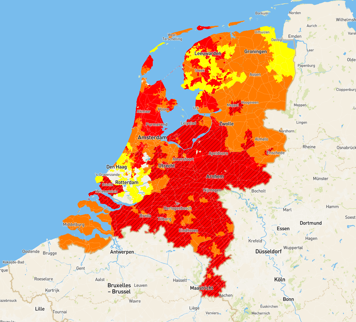 Bouwen bij netcongestie 